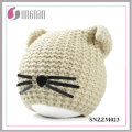 2016 Winter Warm Kreative Katze Ohr Hut Wolle Gestrickte Helm (SNZZM023)